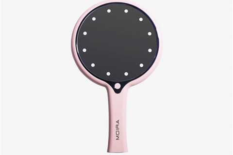 The Hand held mirror with lights is convenient to adjust your look on the fly. Auto Merch Mart