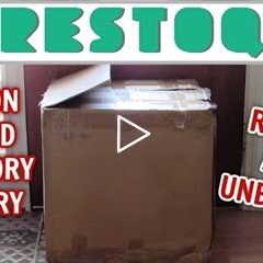 Unboxing the RESTOQ Amazon Unsold Inventory Mystery Box!  Discount Code!  #leighshome