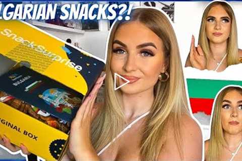 SNACKSUPRISE UNBOXING 🍬BULGARIAN FOOD TASTE TEST ! SNACK SUBSCRIPTION BOX JULY 2022