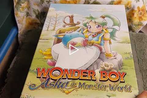Wonder Boy Asha in Monster World PS4 Collector's Edition Unboxing- Strictly Limited Games
