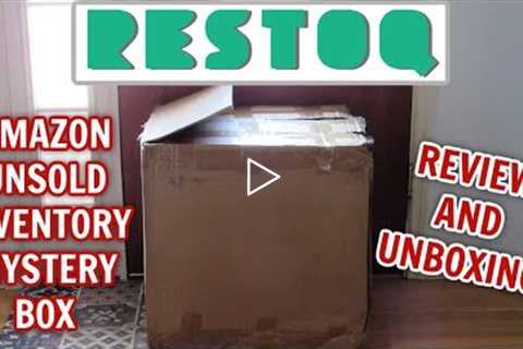 Unboxing the RESTOQ Amazon Unsold Inventory Mystery Box!  Discount Code!  #leighshome
