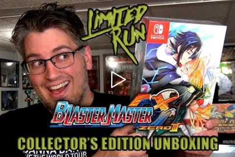 Blaster Master Zero 3 Collector's Edition Unboxing - Limited Run Games