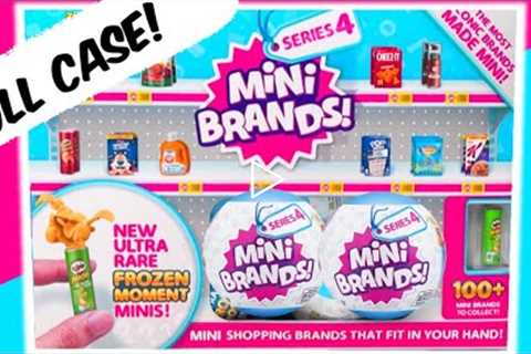 FULL CASE UNBOXING MINI BRANDS SERIES 4!! Zuru 5 Surprise Toy Blind Bag Opening!!