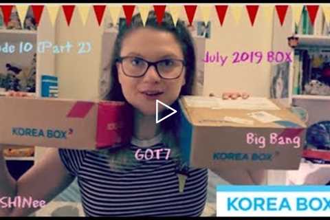 Vlog: Unboxing Monthly Korea Box Ep 11: July 2019- Big Bang, SHINee, GOT7