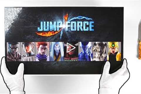Unboxing JUMP FORCE Collector's Edition (Press Kit) + Gameplay