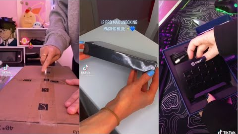 ASMR Satisfying Unboxing Random Stuff TikTok Compilation