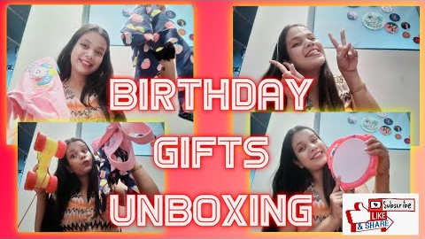 Birthday Gifts Unboxing || Life Stories by Archana || Birthday Series || Birthday gift ideas ||🥳
