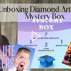 Unboxing Diamond Art Club’s Mystery Box 😱 4 New Kits (1 Mystery) & 2 Fan Favorites + Surprise..