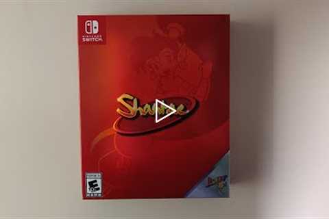 Shantae Nintendo Switch Collector's Edition Unboxing Limited Run Games