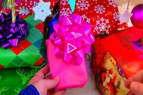 Opening Christmas Present  -  A Gift Idea  -  ASMR No Talking Video  - An Oddly Satisfying Video