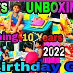 UNBOXING BIRTHDAY GIFTS | Opening 10 Years Birthday Gift 2022 | Birthday Gift | Swarno Entertainment