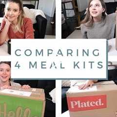 Comparing & Reviewing 4 Popular Meal Kit Boxes!