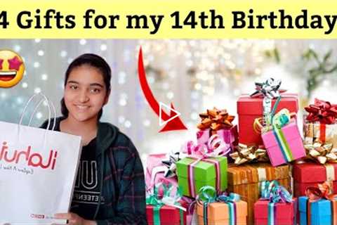 14 Gifts for my 14th Birthday!! 🎁🤩 | *Surprise gifts🤫* | Birthday Gifts Unboxing | Bani's Fun..