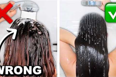 HAIR WASHING MISTAKES THAT WILL RUIN YOUR HAIR | Hair Care Routine Tips