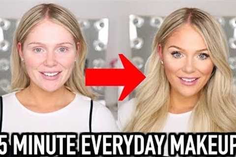 5 MINUTE EVERYDAY MAKEUP TRANSFORMATION | GET READY WITH ME