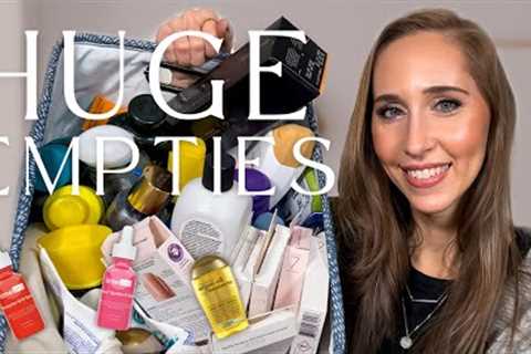 BEAUTY EMPTIES 2023! SKINCARE, MAKEUP, HAIR CARE, NAILS & MORE | Products I''ve Used Up