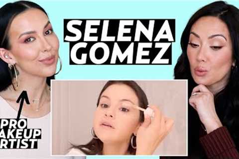 Selena Gomez''s Rare Beauty Routine! Reacting with Pro Makeup Artist @MakeupByNikkiLaRose
