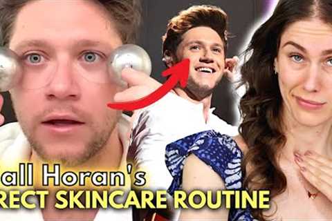 Esthetician Reacts to Niall Horans PRO 22 Step Skin and Hair Routine On Vogue Beauty Secrets