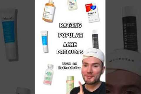 POPULAR ACNE PRODUCTS!😱 (follow for more!💗) #acne #skincare #skincareroutine #beauty #skin