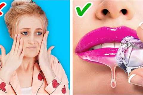 COOL BEAUTY HACKS YOU NEED TO TRY! || Genius Girly Tricks by 123 Go! Gold