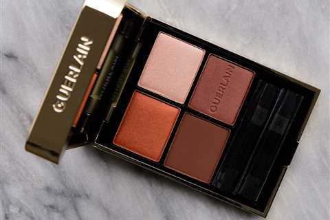 Guerlain Undressed Brown (910) Eyeshadow Quad Review & Swatches