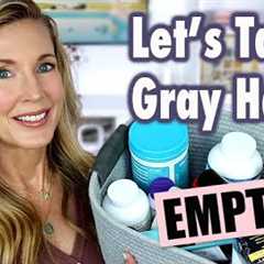 Haircare, Body Skincare, Makeup Empties | Joining the Gray Hair Movement?