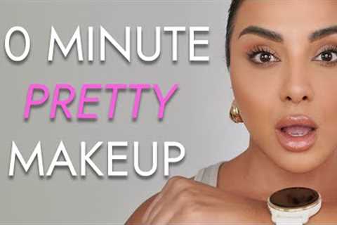 HOW TO DO MAKEUP WHEN YOU ONLY HAVE 10 MINUTES | NINA UBHI