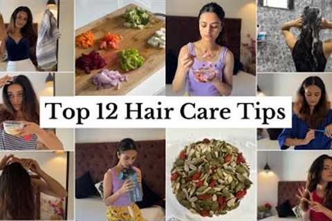 Top 12 HAIR CARE Tips: For Healthy, Long & Strong Hair || Garima Verma ||