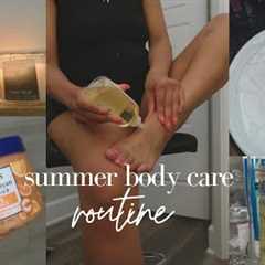 SUMMER BODY CARE ROUTINE | mosquito bites, shower routine, skin care + new products