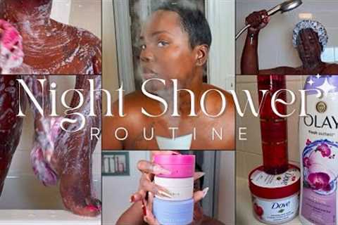 NIGHT SHOWER ROUTINE | Favorite Affordable Products, ￼Self-care Routine, Skin Care Routine