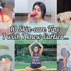 10 Skin care Tips I wish I knew Earlier for a *PERFECT SKIN*🫧💙 #skin #healthy