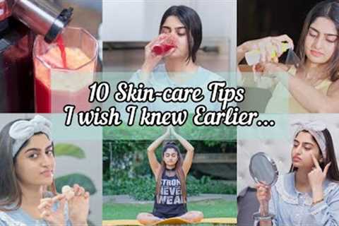 10 Skin care Tips I wish I knew Earlier for a *PERFECT SKIN*🫧💙 #skin #healthy